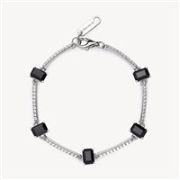 Bracciale Brosway FANCY MISTER BLACK in Argento FMB05